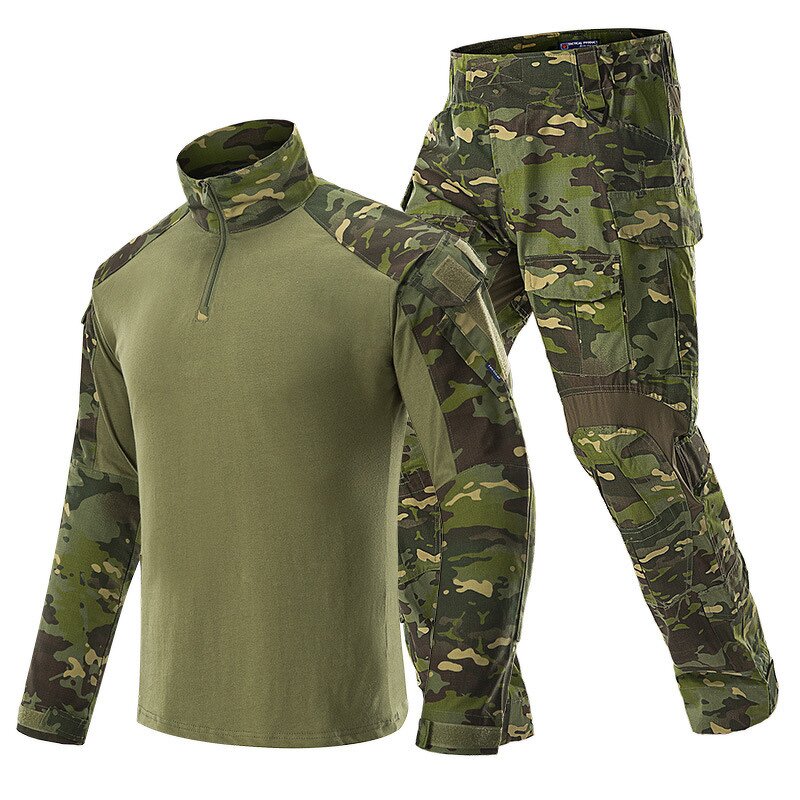 Unisex Camouflage Uniform Manufacturer - WANZHUO Custom Tactical Outdoor for Training Hunting Hiking Polyester Cotton