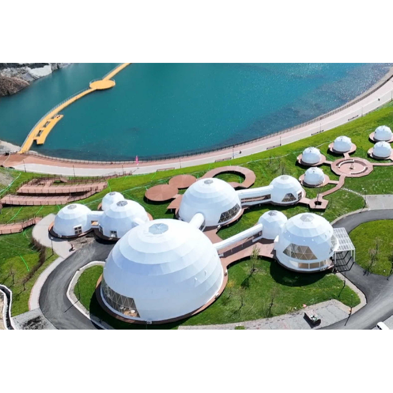 Geodesic Dome Tent Supplier - WANZHUO 6m 8m 10m Outdoor PVC Waterproof Garden Igloo