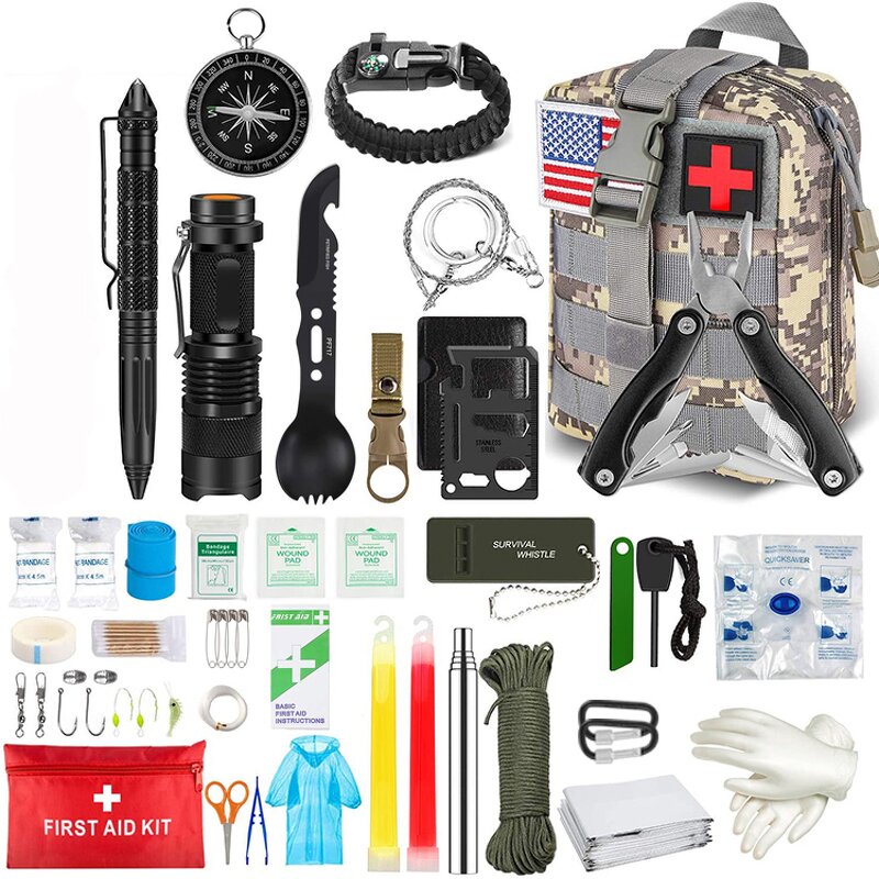 DIY Survival Toolkit Manufacturer - WANZHUO Customized Outdoor Emergency Exploration Multi-functional Wilderness