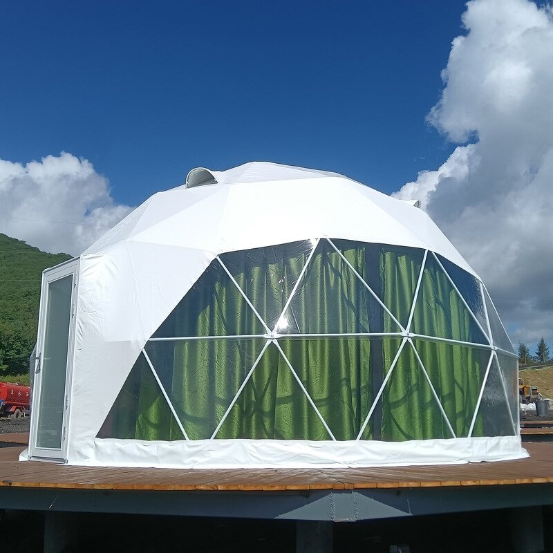 Geodesic Dome Tent Supplier - WANZHUO 6m 8m 10m Outdoor PVC Waterproof Garden Igloo