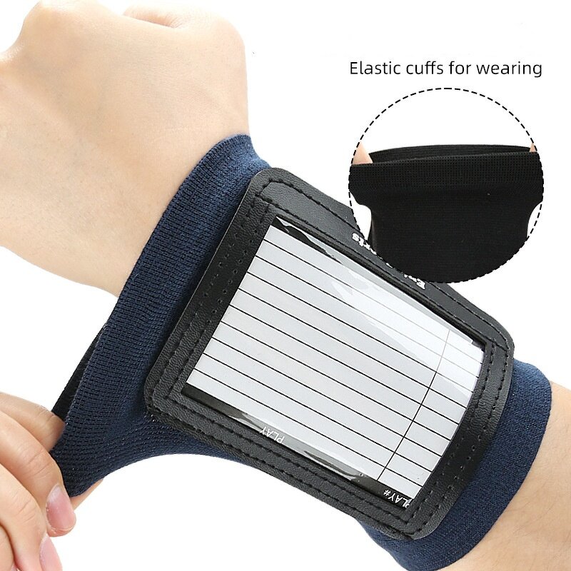 Rugby Football Wristband Supplier - WANZHUO Wholesale Youth Adult Triple Page Playcard Sports Training Wrist Strap