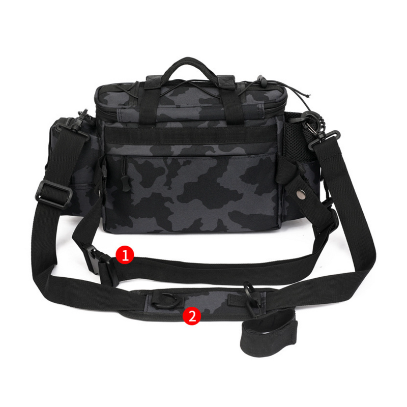 Waist Pack Supplier - WANZHUO Multi-Functional Single Shoulder Crossbody Portable Polyester Luya Rod