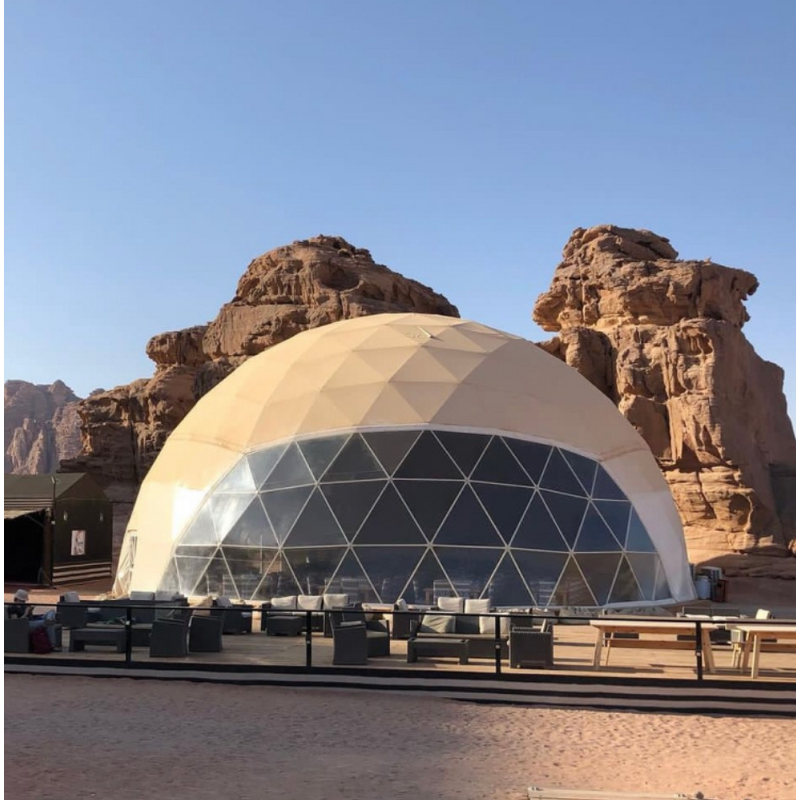 Geodesic Dome Tent Supplier - WANZHUO 6m 8m 10m Outdoor PVC Waterproof Garden Igloo