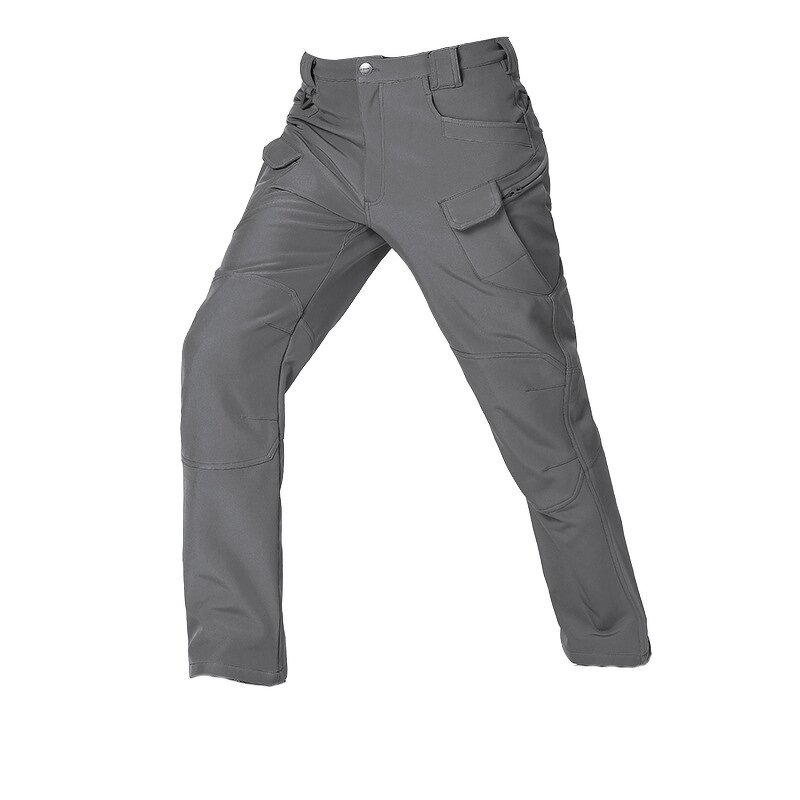 Men's Tactical Pants Supplier - WANZHUO Soft Shell Outdoor Long Skating Skiing Windproof Winter Work Multi-Pockets
