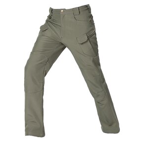 Men's Tactical Pants Supplier - WANZHUO Soft Shell Outdoor Long Skating Skiing Windproof Winter Work Multi-Pockets