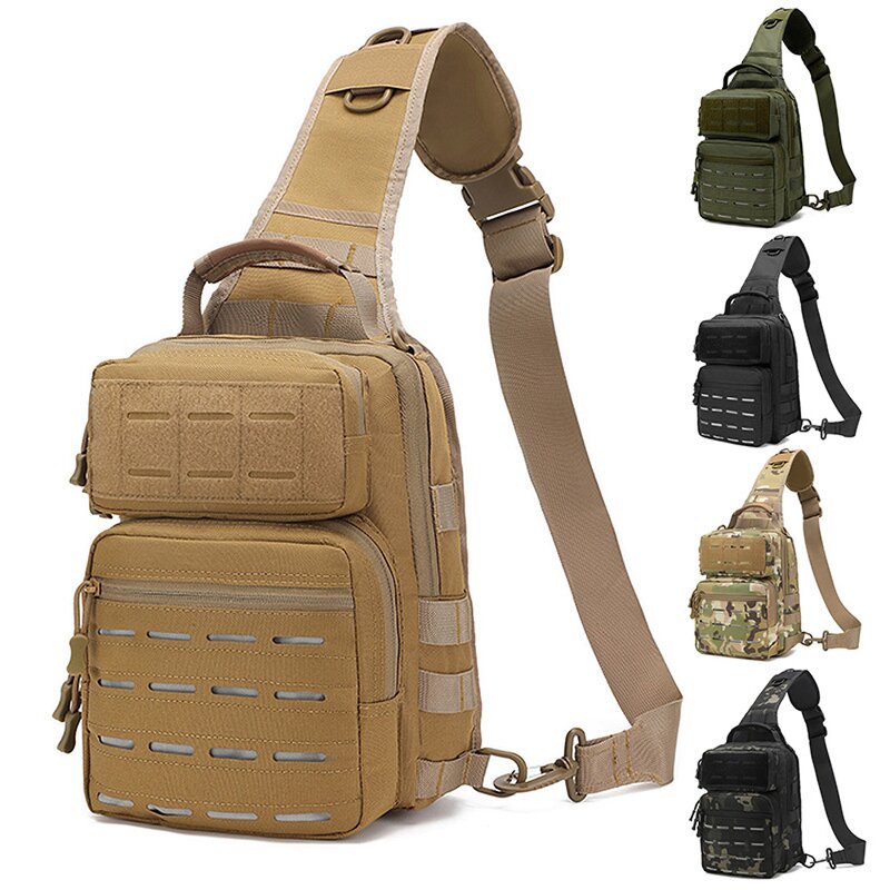 Tactical Chest Bag Factory - Laser Cut Durable Nylon Crossbody Shoulder Pack
