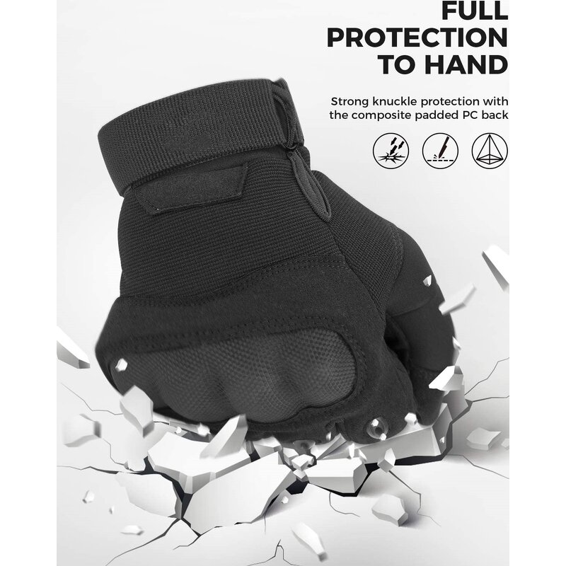 Shooting Tactical Gloves Factory - Outdoor Protective Hard Knuckle Training Gloves