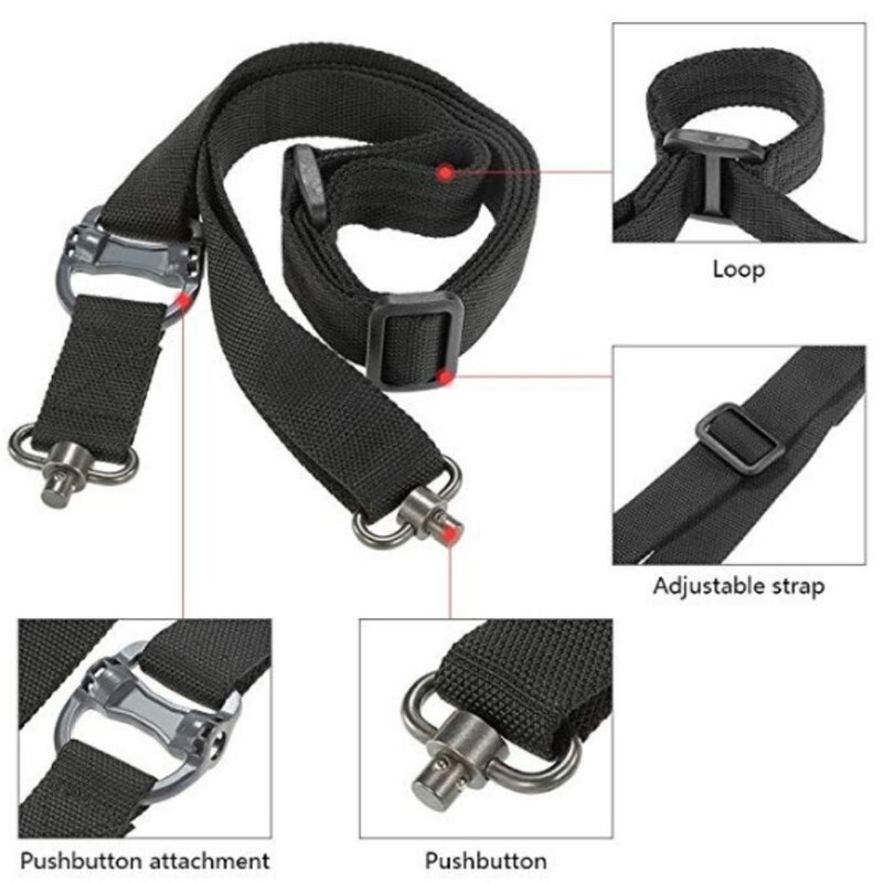 Gun Sling Factory - Wholesale 2 Point Quick Detach QD Swivel End Sling