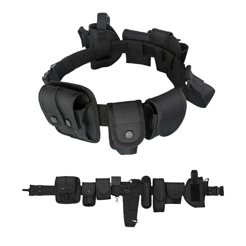 Tactical Belt Factory - Heavy Duty Nylon Molle Pouch Waist Duty Belt