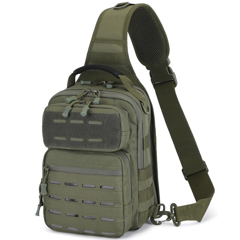 Tactical Sling Bag Manufacturer - Laser Cut Waterproof Nylon Crossbody Chest Pack
