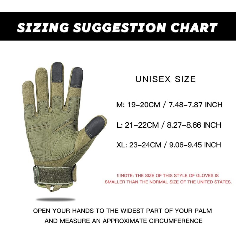Touchscreen Tactical Gloves Supplier - Army Green Winter Full Finger Fleece Gloves