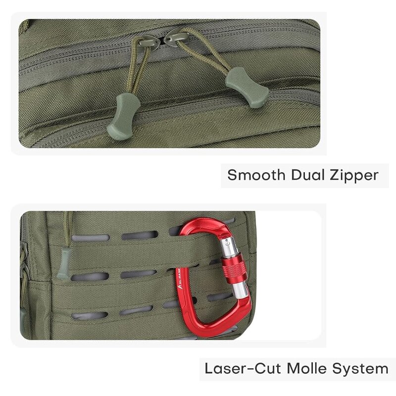 Tactical Sling Bag Manufacturer - Laser Cut Waterproof Nylon Crossbody Chest Pack