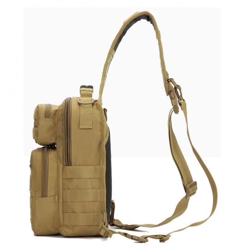 Tactical Shoulder Bag Factory - High Quality 600D Nylon Molle Chest Bag
