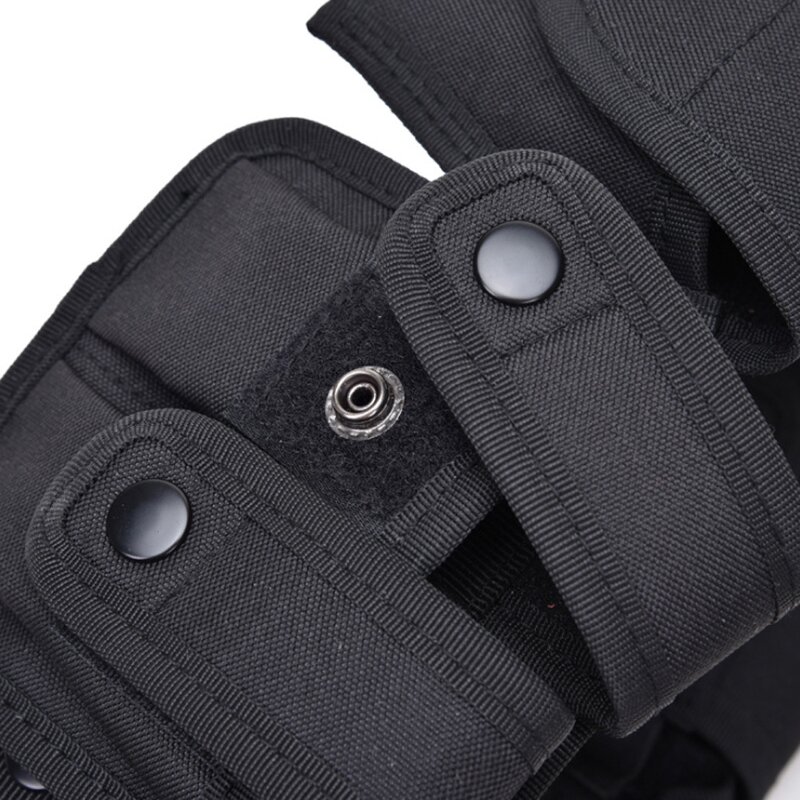 Modular Tactical Belt Factory - 10pcs Set Nylon Duty Belt with Pouch Bag