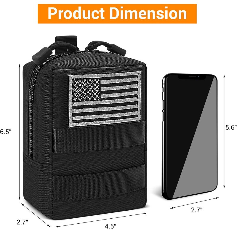 Tactical Tool Pouch Supplier - Molle Accessory EDC Small Bag Pouches