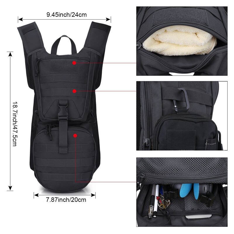 Hydration Bladder Factory - Top Quality Multifunctional Tactical Water Bag Pack