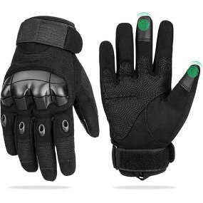 Combat Tactical Gloves Factory - Black Men Hard Knuckle Training Cycling Gloves