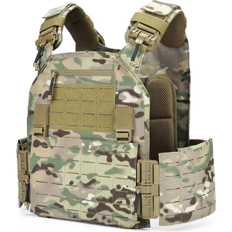 Tactical Combat Vest Supplier - 1000D Molle Quick Release Protective Security
