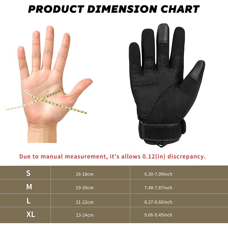 Combat Tactical Gloves Factory - Black Men Hard Knuckle Training Cycling Gloves