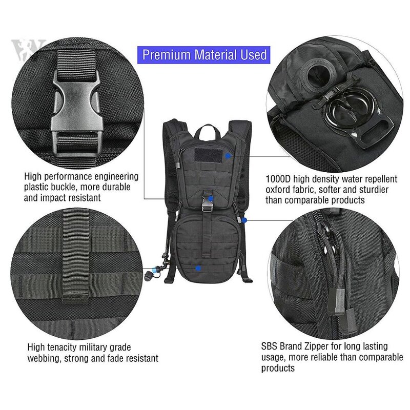 Tactical Water Bladder Supplier - Excellent Custom Logo Multifunctional Bag