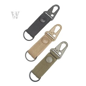Tactical Key Ring Factory - Outdoor Nylon Belt High Strength Keychain