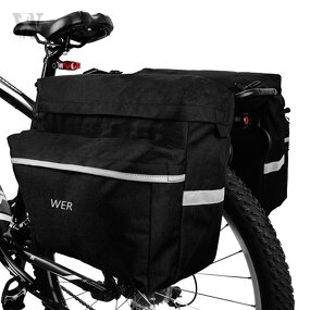 Bicycle Pannier Bag Manufacturer - Factory Custom Large Pockets Adjustable Bag