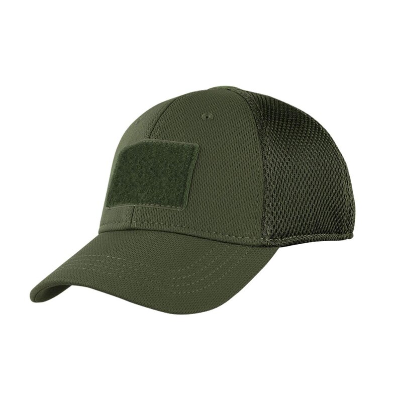 Tactical Mesh Cap Factory - Wholesale Black Cotton Custom Outdoor Sports Hat