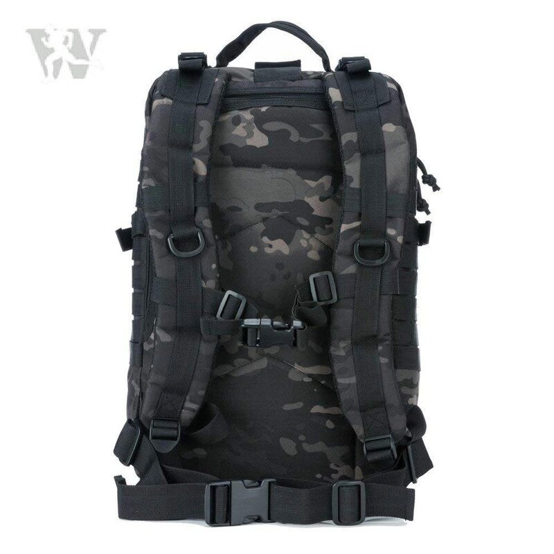 Tactical 45L Backpack Supplier - Black CP Camo Waterproof Durable Travel Pack
