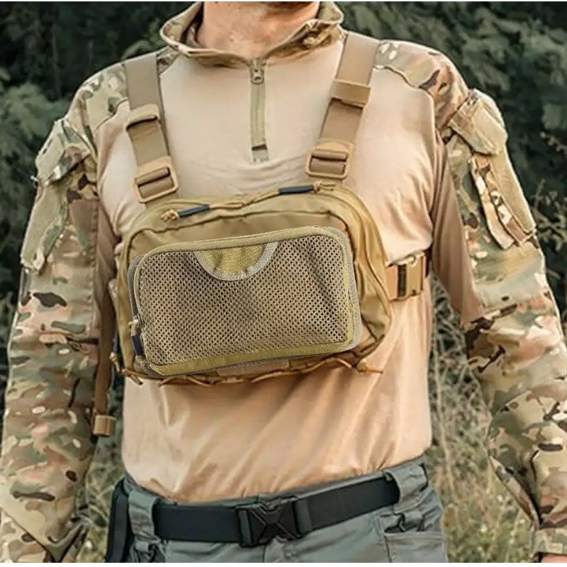 Mesh Utility Pouch Manufacturer - Tactical Zipper Insert Panel Storage Pocket