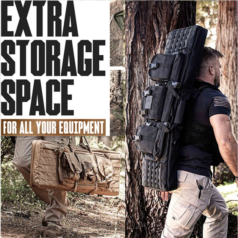 Double Gun Bag Factory - 2 in 1 Waterproof 900D Heavy Duty Shoulder Backpack