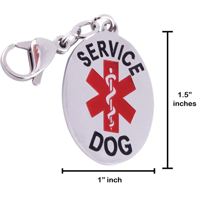 Pet ID Tag Factory - Custom Engraved Stainless Steel Service Dog Tag
