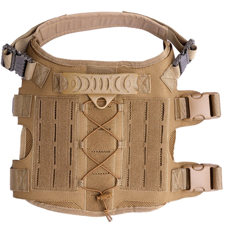 Laser Dog Harness Supplier - 1000D Nylon Molle Training Hunting Service Vest