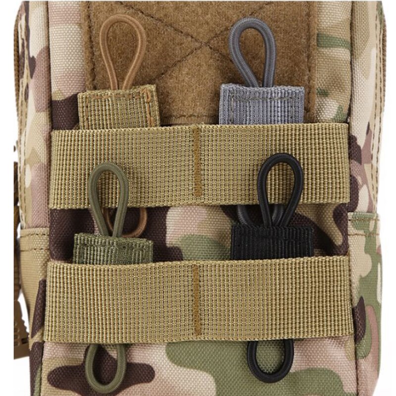 Molle Elastic Ribbon Factory - Tactical Nylon Buckle Binding Retainer for Antenna