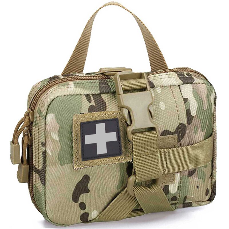 Tactical First Aid Pouch Supplier - Waterproof Camo Medical Molle IFAK Bag