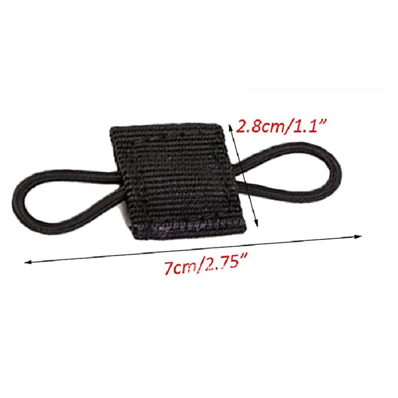 Molle Elastic Ribbon Factory - Tactical Nylon Buckle Binding Retainer for Antenna