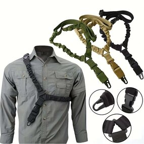 Gun Sling Strap Supplier - Tactical Single-Point Heavy-Duty Nylon Shoulder Sling