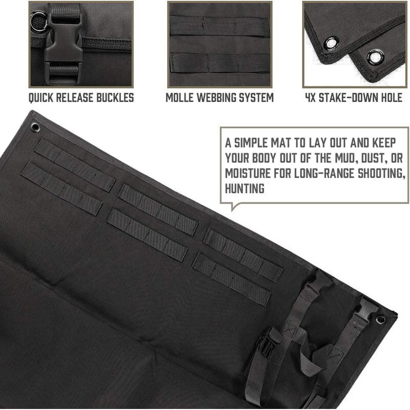 Shooting Mat Manufacturer - Outdoor Waterproof Non-slip Roll up Tactical Pad