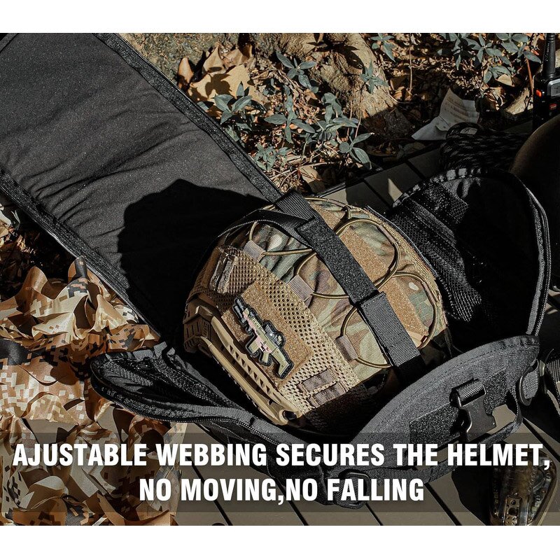 Helmet Carrying Pouch Supplier - Molle Storage Bag for Sports Hunting Helmets