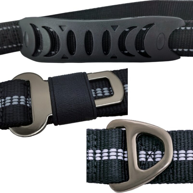 Dog Running Leash Factory - Custom Logo Retractable Reflective Bungee Leash