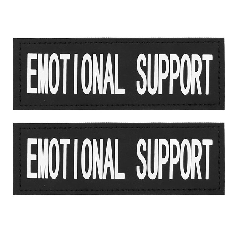 Emotional Support Dog Patch Manufacturer - Custom Removable Reflective Vest Patch