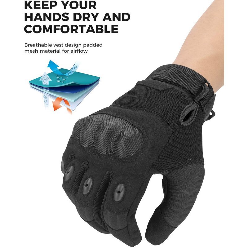Shooting Tactical Gloves Factory - Outdoor Protective Hard Knuckle Training Gloves