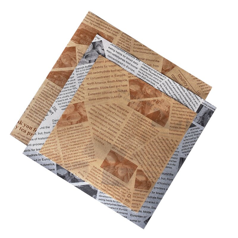 Burger Kraft Paper Supplier - Wins Flying Grease Proof Reusable Parchment Baking Butter Sandwich Wrap