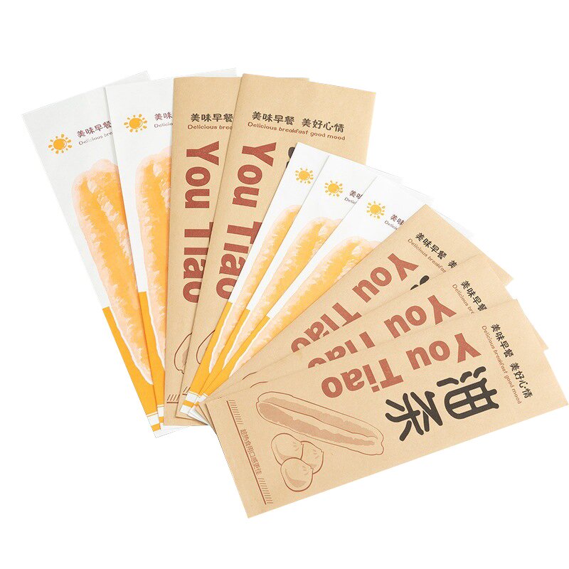 Sandwich Bags Factory - Flat Grease Proof Disposable Custom Pastry Paper Bag Kraft