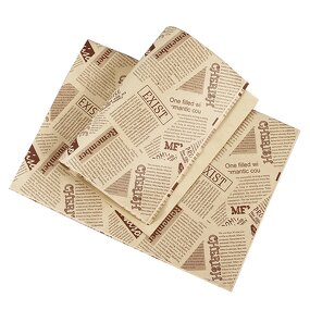 Grease Proof Sandwich Paper Supplier - Wins Flying Food Grade Custom Logo Printed Wax Paper