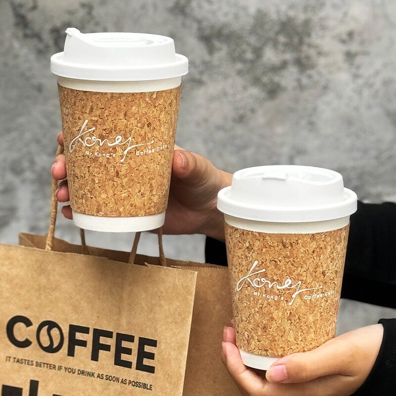 Ripple Wall Paper Cup Supplier - Wins Flying 12 oz Eco Friendly Black Paper Coffee Mug Disposable