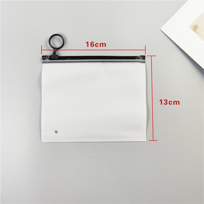 Jewelry Zipper Bag Manufacturer - Wins Flying Matte Cute Zipper Bag for Earring Reusable Logo PVC Mini