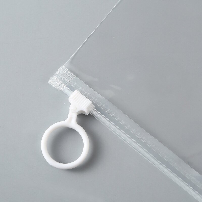 PVC Jewelry Zipper Bag Factory - Wins Flying Custom Logo Printing Frosted Clear Zip Lock Earrings Necklace