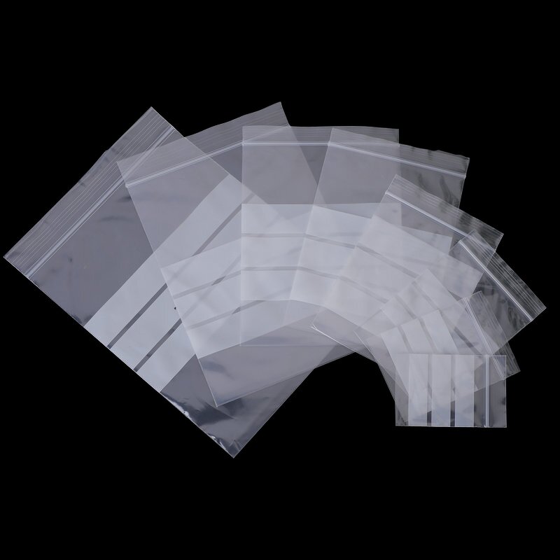 Clear Plastic Bag Manufacturer - Grip Self Seal Resealable Mini Ziplock Packing Bags Custom Size
