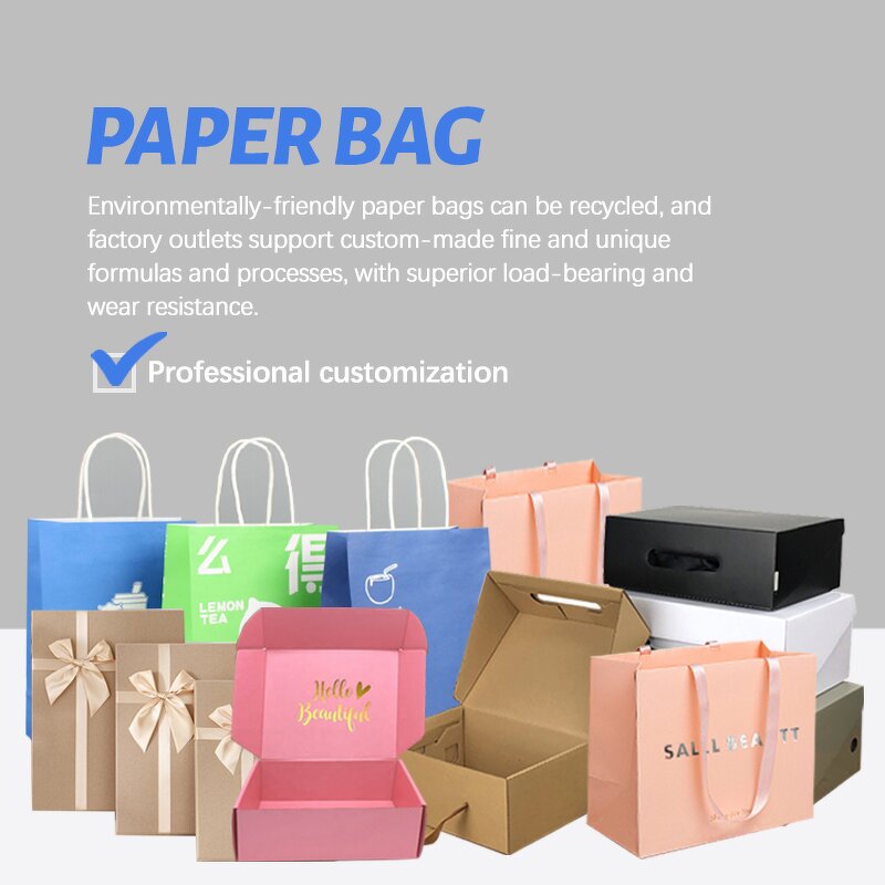 Paper Bags Manufacturer - Wins Flying Wholesale Custom Biodegradable Gift Bags With Logo