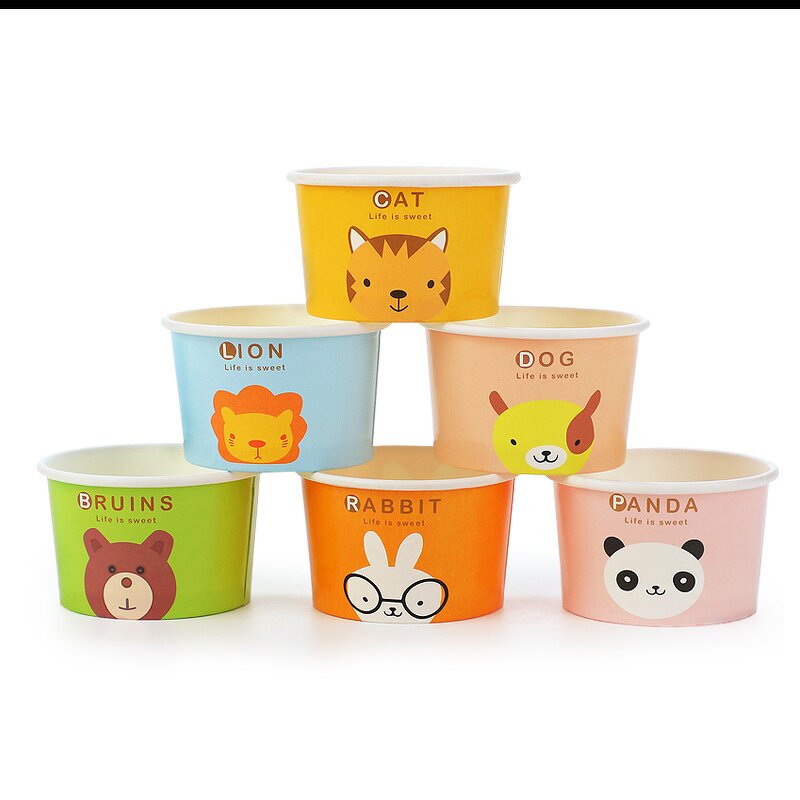 Take Away Container Supplier - Wins Flying Free Sample 400ml~1500ml Disposable Kraft Paper Round Bowl for Food